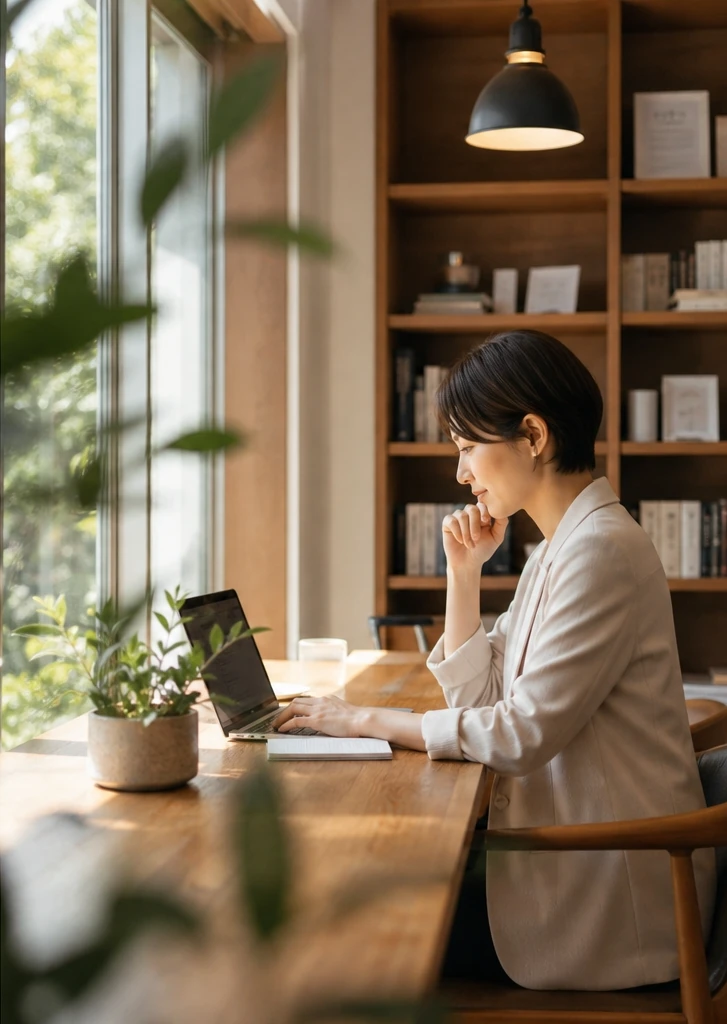 働きながら考え、成長する人の姿